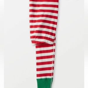 Hanna Andersson Red White Striped Organic Cotton Adult Sz XL Long John NWT